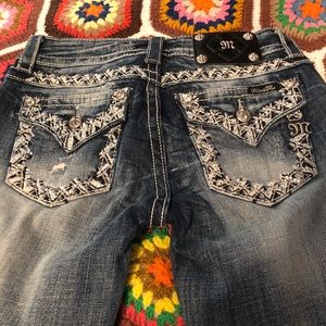 Miss Me button pocket jeans. Like new 34 inseam